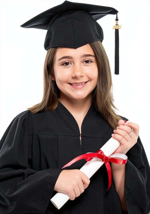 Aneco Kindergarten Graduation Gown Set Cap Tassel 2026 2027-5