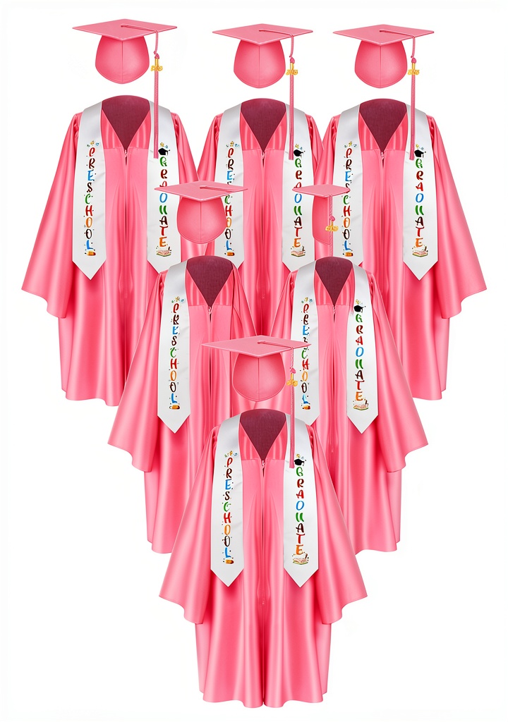 Cozypower graduation set displayed with gown, cap, and stole