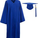 GradClassical Graduation Gown Set Breathable Polyester 2026-0