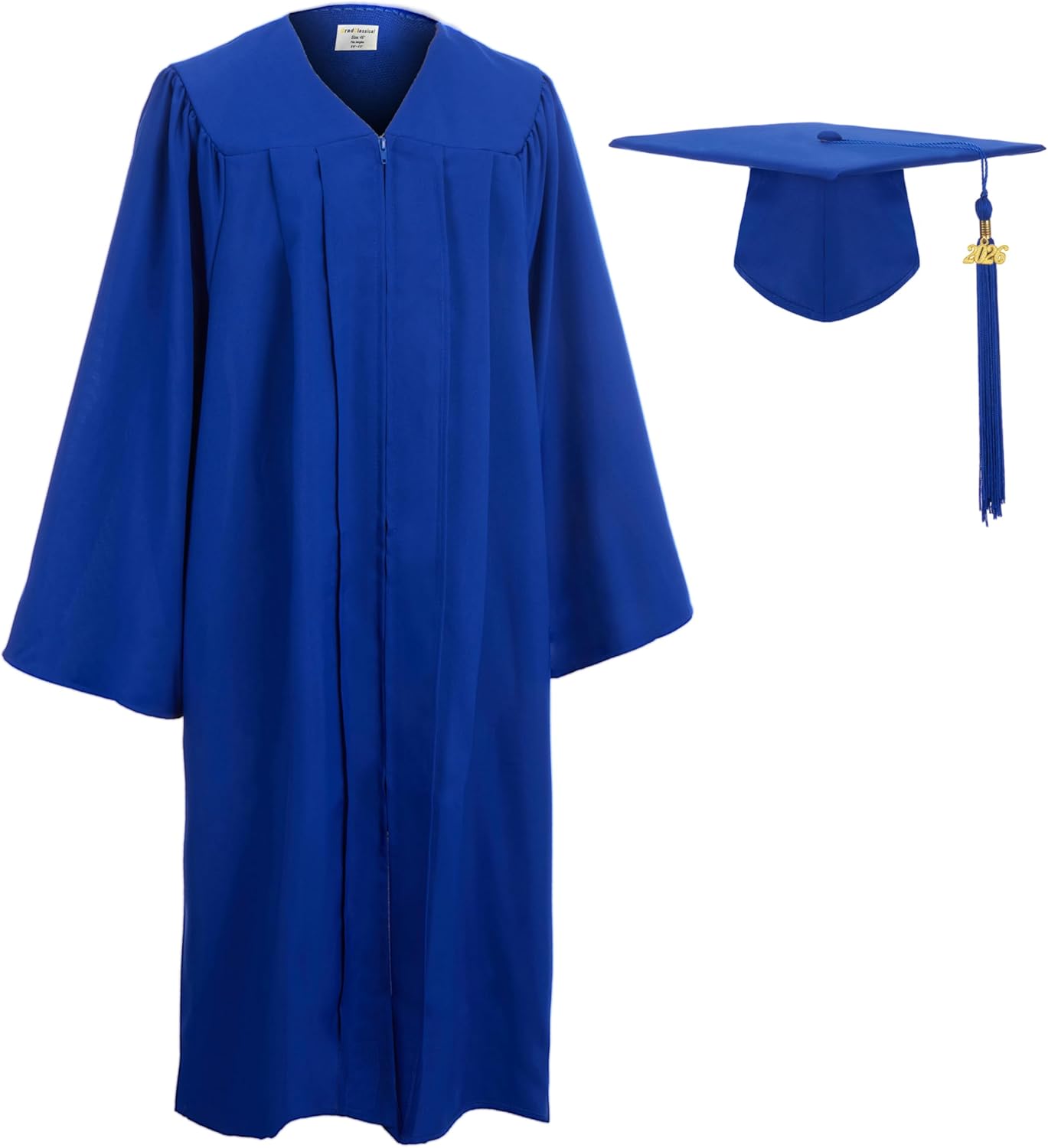 GradClassical Graduation Gown Set displayed on a hanger