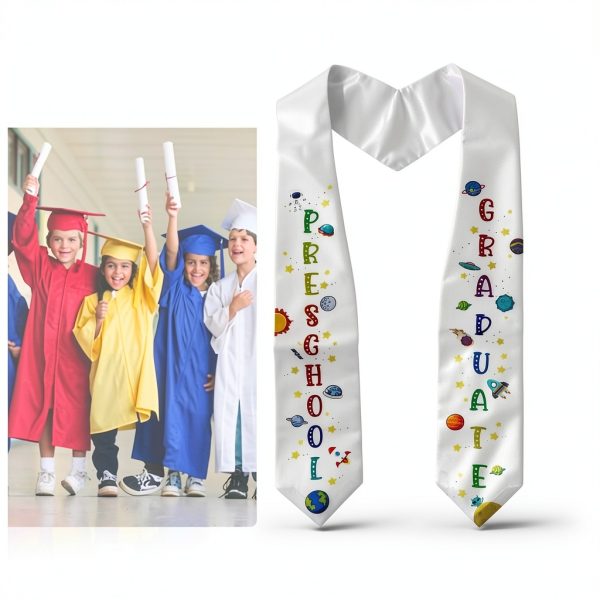 GraduatePro Preschool Graduation Gown Cap Set Polyester-3