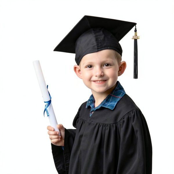 Aneco Kindergarten Graduation Gown Set Cap Tassel 2026 2027-3