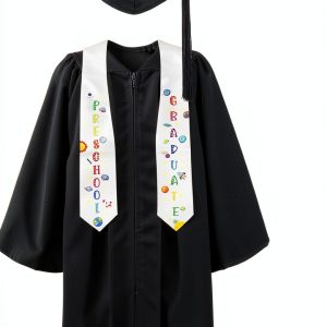 GraduatePro Preschool Graduation Gown Cap Set Polyester-0
