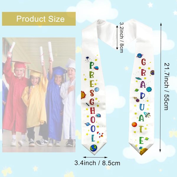 GraduatePro Preschool Graduation Gown Cap Stole Set-3