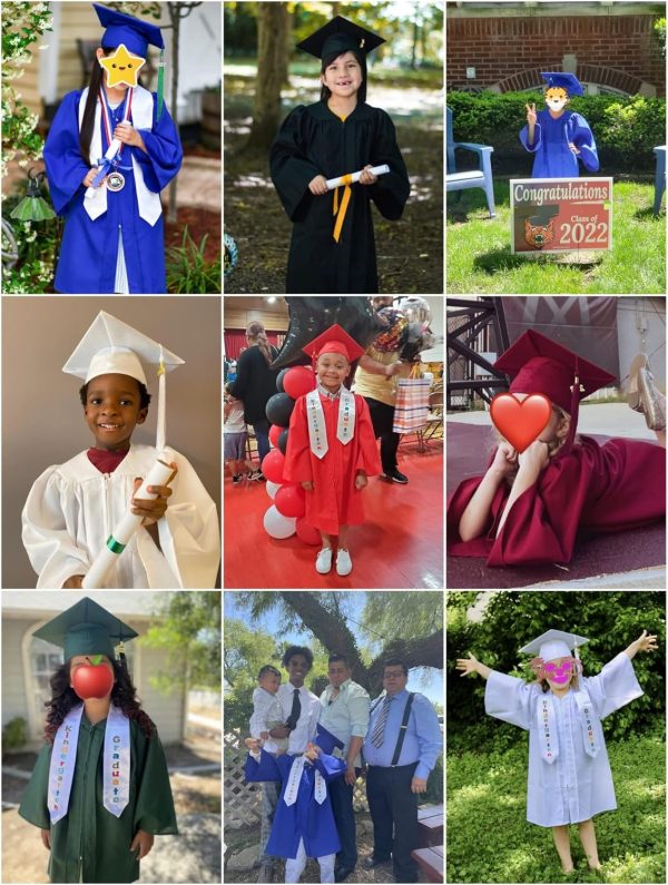 GraduatePro Preschool Graduation Gown Cap Stole Set-4