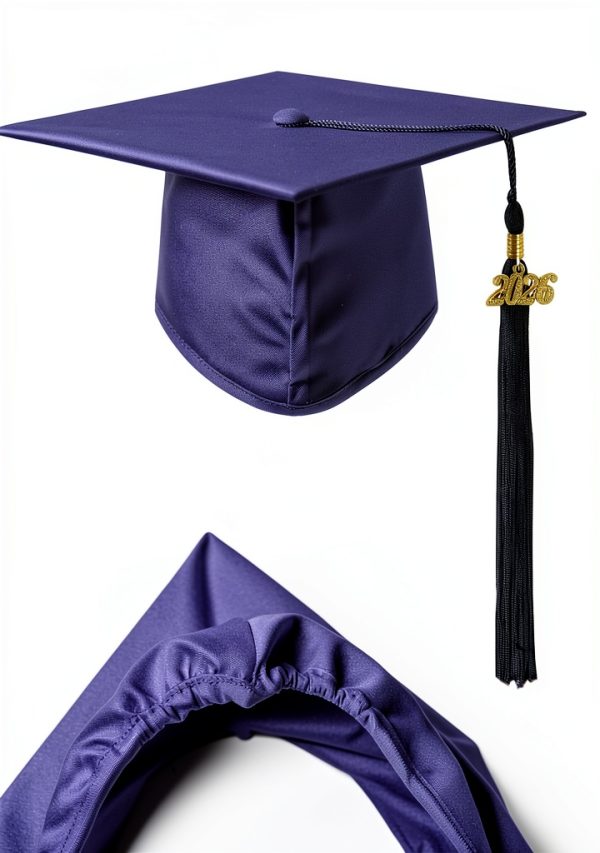 GraduatePro Kids Graduation Gown Set Matte Polyester Cap-4