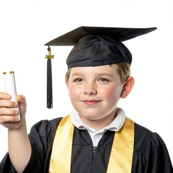 Aneco Kindergarten Graduation Gown Set Cap Tassel 2026 2027-4