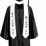 2025 Kindergarten Graduation Gown Set Boys Shiny Polyester-0