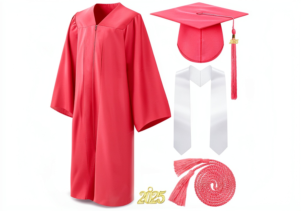 Boys wearing graduation gown set in a ceremony setting
