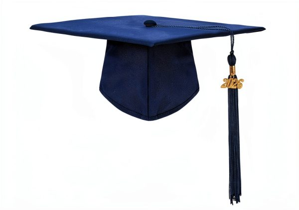 GradClassical Graduation Gown Set Cap Tassel 2026 Charm-3
