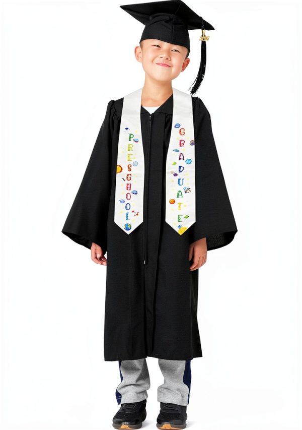 GraduatePro Preschool Graduation Gown Cap Set Polyester-1