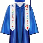 Retisee Kindergarten Graduation Gown Set Polyester Material-0