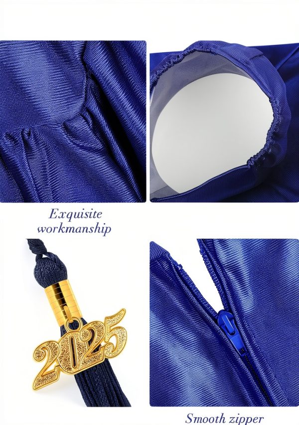 SOMSOC Kids Graduation Cap Gown Set 2026 Royal Blue-2