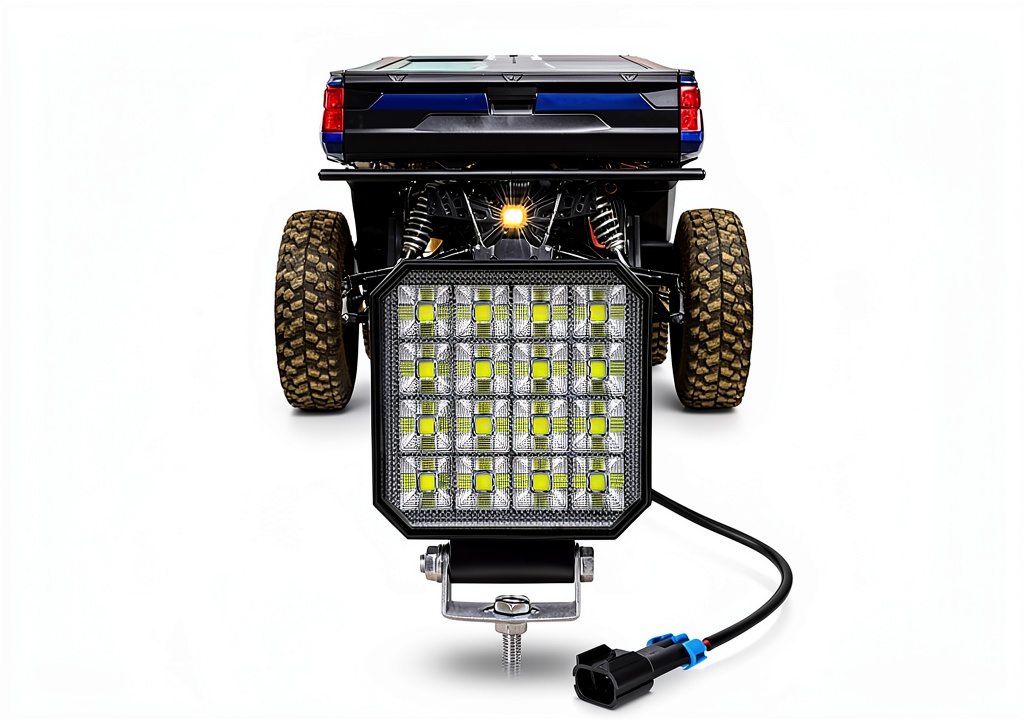 Polaris Ranger backup light installation