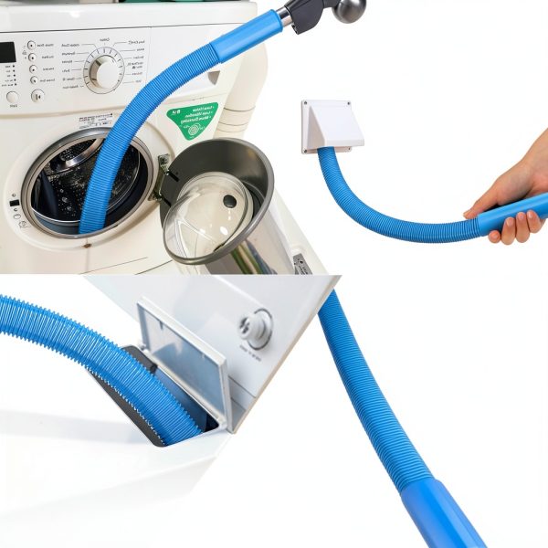 PetOde Universal Dryer Lint Vacuum Attachment Blue 31.5 Inch-2