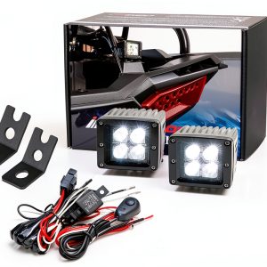 iJDMTOY LED Rear Backup Light Kit for Polaris RZR 900/1000 3‑Inch-0