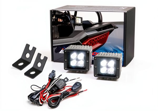 iJDMTOY LED Rear Backup Light Kit for Polaris RZR 900/1000 3‑Inch-0