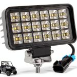 SUNPIE LED Backup Light for Polaris Ranger 1000 XP 18‑Chip Waterproof-0