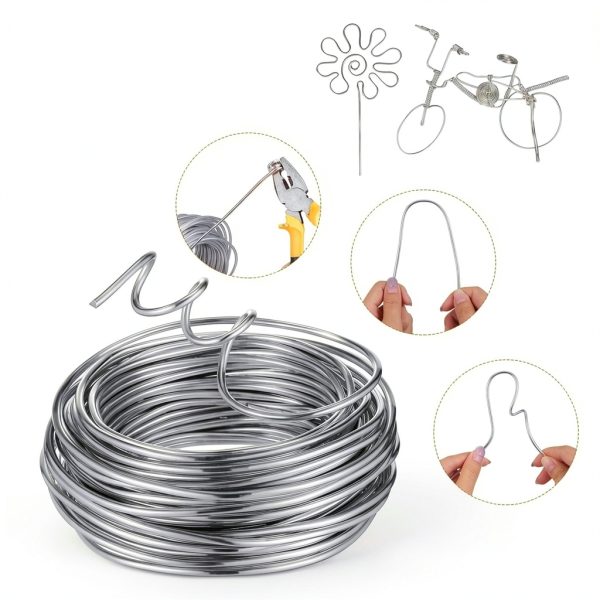 Flexible Aluminum Wire by Tofficu Bendable Craft Wire for Jewelry-8