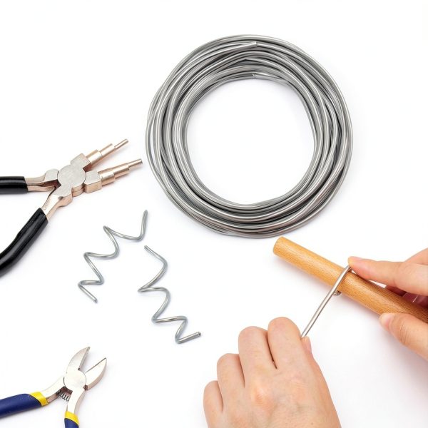 Flexible Aluminum Wire by Tofficu Bendable Craft Wire for Jewelry-6