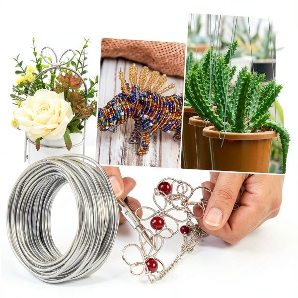 Flexible Aluminum Wire by Tofficu Bendable Craft Wire for Jewelry-7