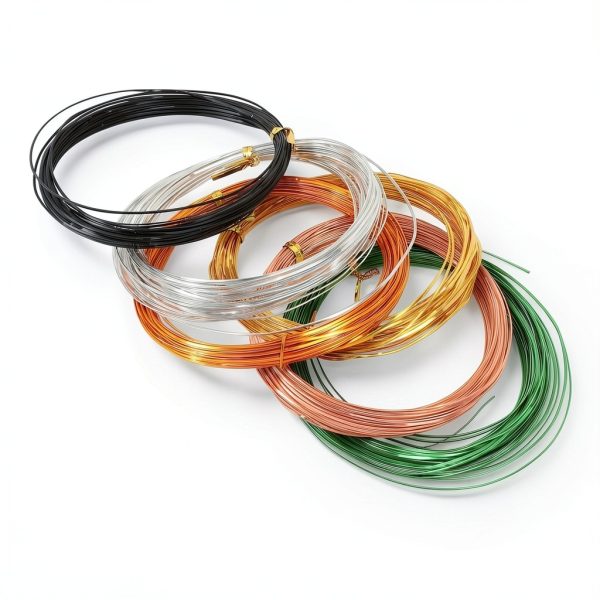 Aluminum Bendable Craft Flat Wire 6 Rolls Lybunair 10m Each-8