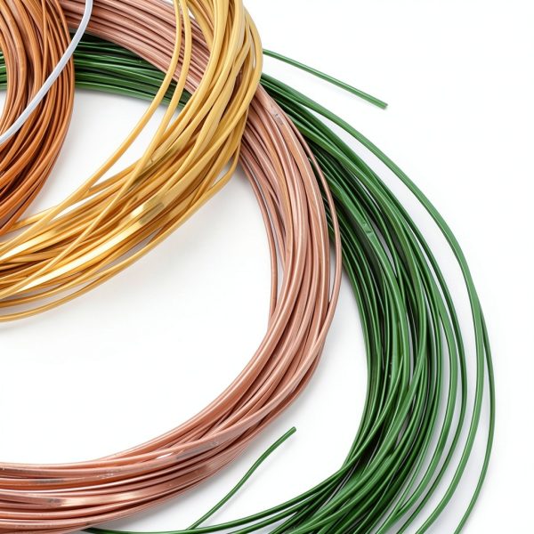 Aluminum Bendable Craft Flat Wire 6 Rolls Lybunair 10m Each-7