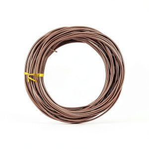 Semetall Anodized Aluminum Wire 2mm Training Wire for Plants Brown-0