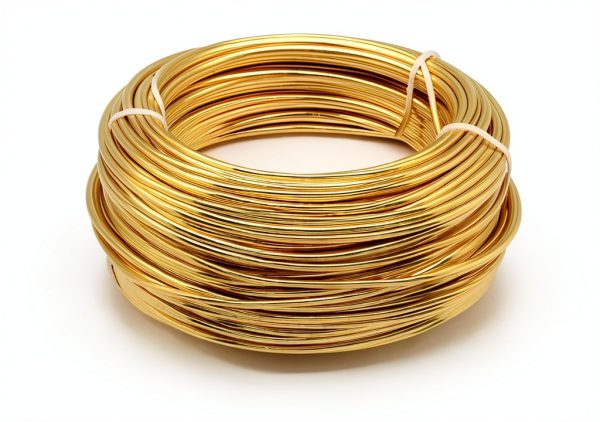 Aluminum Wire 480g 1.5mm Gold Soft Flexible Craft Wire by AMIMI-1