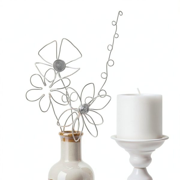 Decorative Aluminum Wire by Ashland 5yd 12ga for Floral Arrangements-0