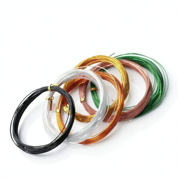 Aluminum Bendable Craft Flat Wire 6 Rolls Lybunair 10m Each-1