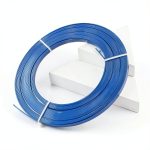 Flat Aluminum Wire 32.8ft Bendable Craft Wire 5mm Wide Royal Blue-0