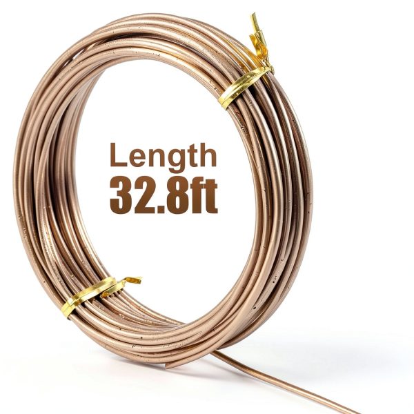 Aluminum Craft Wire by TecUnite – 10m 1mm Bendable Armature for DIY-1