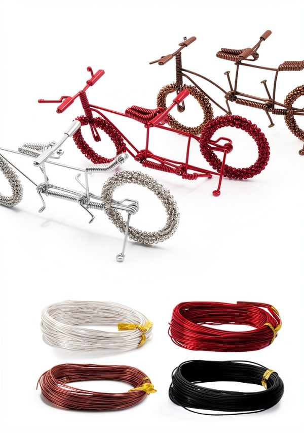 131.2ft 20 Gauge Anodized Aluminum Wire – Mixed Color Flexible 0.8mm-2