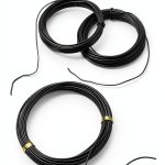 Aluminum Wire 98.4ft 15-20 Gauge Black Bendable for Jewelry DIY-0