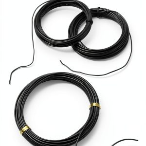 Aluminum Wire 98.4ft 15-20 Gauge Black Bendable for Jewelry DIY-0