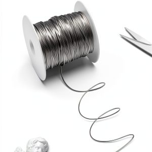 Anodized Aluminum Craft Wire 0.8mm 196ft 20 Gauge Silver Jewelry-0