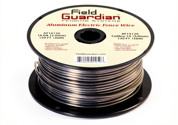 Field Guardian 14-Gauge Aluminum Wire 120ft Conductive Silver-1
